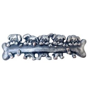 Vintage Silver-tone French Hair Barrette